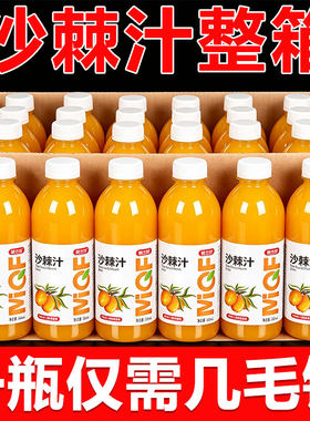 【买一发二】沙棘汁360ml*24瓶酸甜解腻含沙棘原浆新日期特价批发
