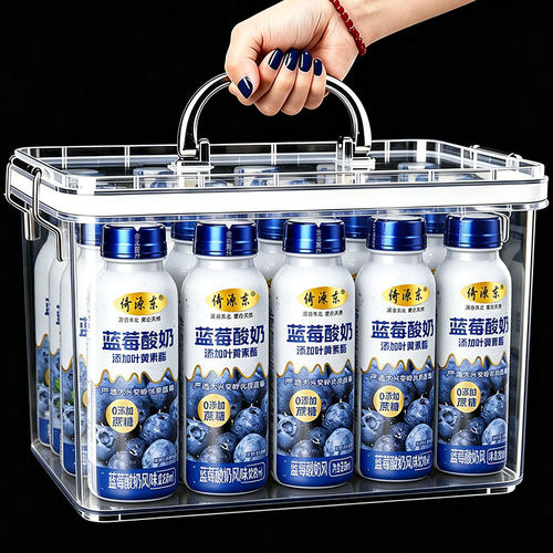 【新日期】叶黄素酯蓝莓酸奶268ml*24瓶0蔗糖0脂学习熬夜加班代餐
