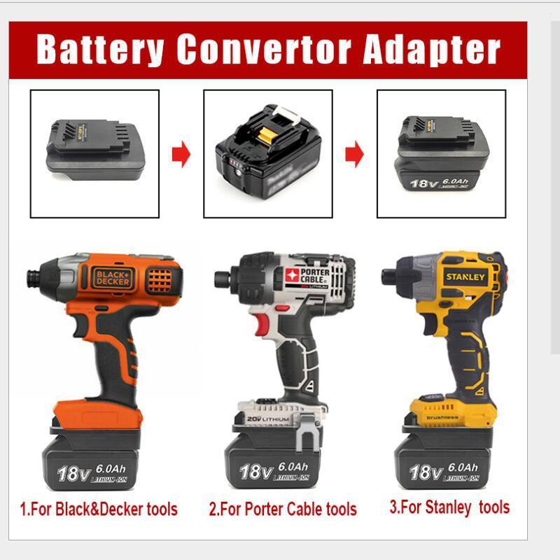 MT18BPS转换适配器在百得卜派史利丹工具上用牧田18V锂电BL1830