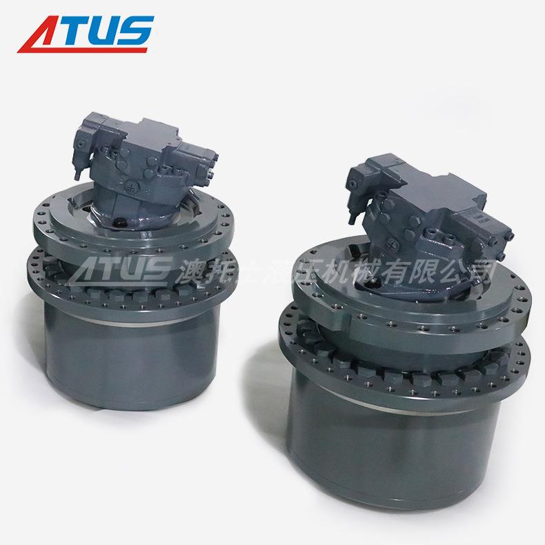 液压马达A6VE55变量柱塞马达HA60W-5摊铺机行走马达减速机总成