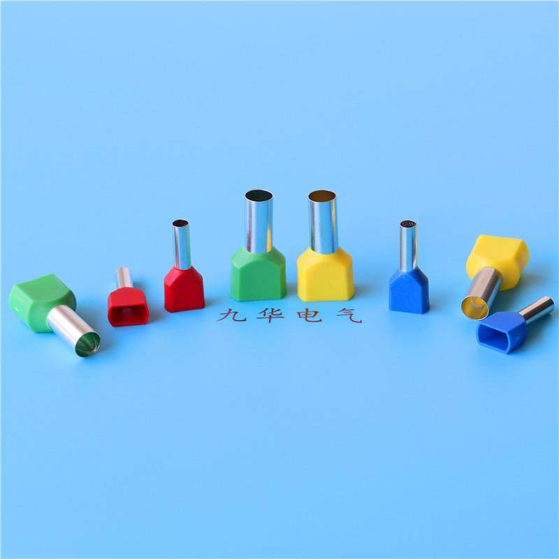 TE6014欧式管形预绝缘端子TE10-14针管型铜线耳TE16-14管型接线鼻