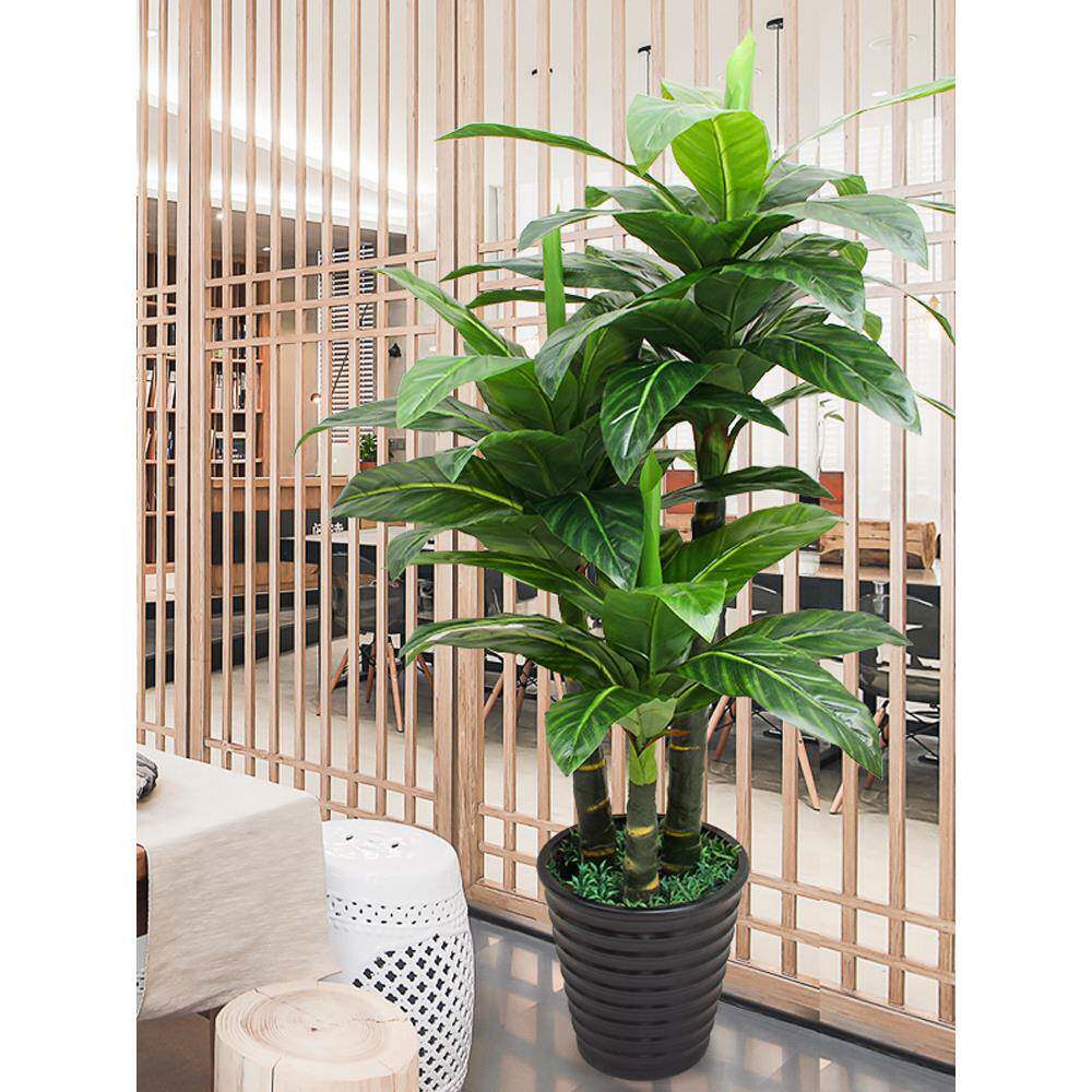 植物盆栽假绿植装饰室内摆件防真花塑料芭蕉树客厅大网红盆景