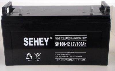 西力蓄电池12V100AH蓄电池SEHEYSH100-12铅酸免维护UPS蓄电池