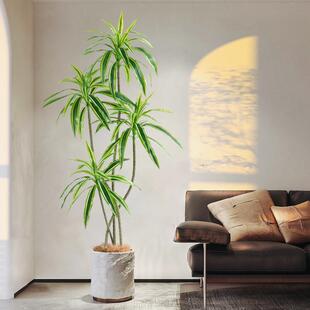 仿真绿植假植物高端轻奢室内美人铁龙血树客厅装饰仿生花盆栽摆件