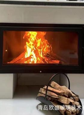 耐高温壁炉微晶玻璃颗粒柴火炉真火壁炉玻璃支持定各种规格