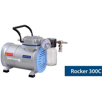 ROCKER/洛科PTFE镀膜耐腐蚀隔膜真空泵Rocker300C含税