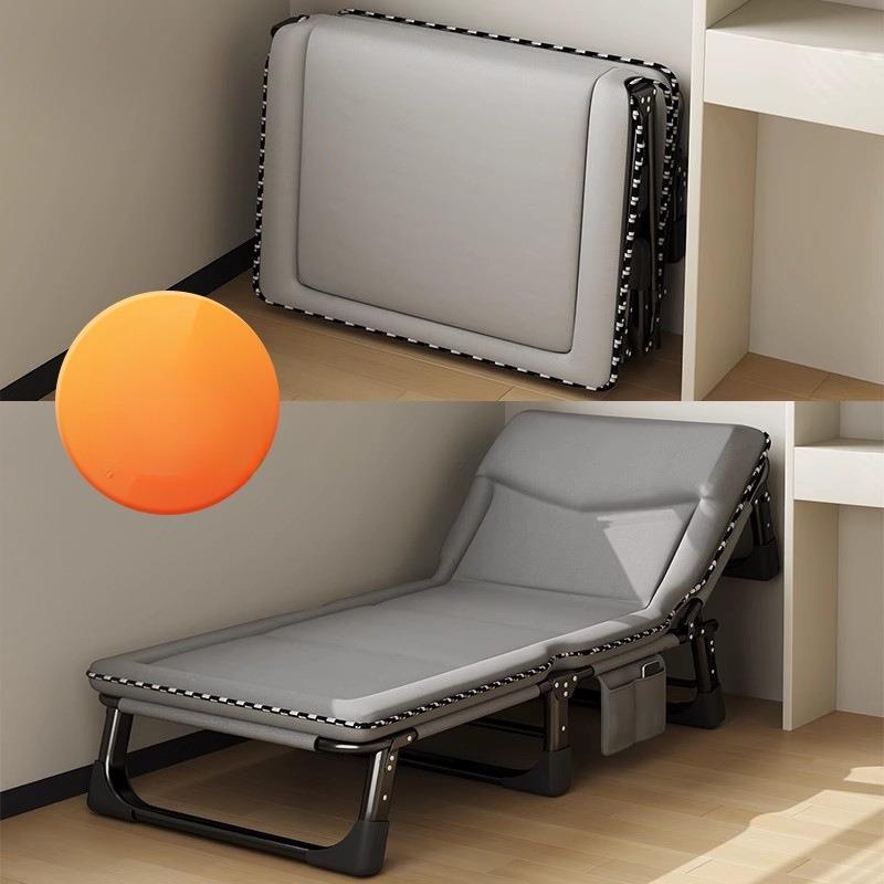 单人午休折叠床办公室午睡家用简易小床行军陪护躺椅床