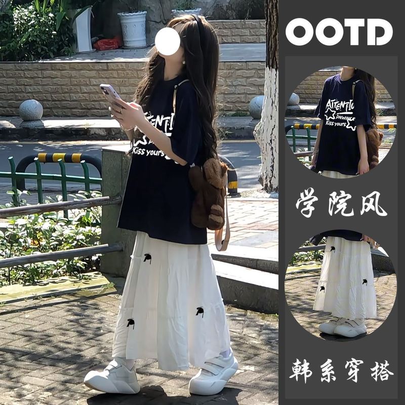 单/套装夏季新款短袖女学生可爱T恤