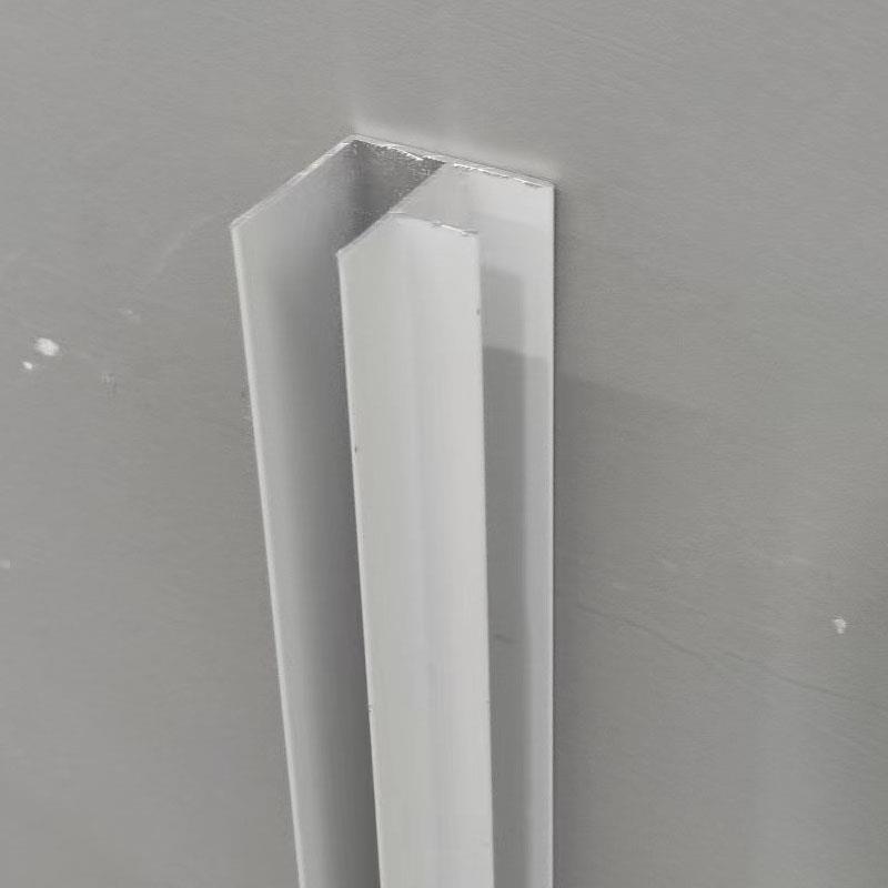 加厚瓷砖橱柜全部配件后背墙固定单F卡槽转角铝合金框架u型封边条