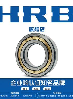HRB NUP205EM 哈尔滨轴承短圆柱滚子轴承内径25mm外径52mm
