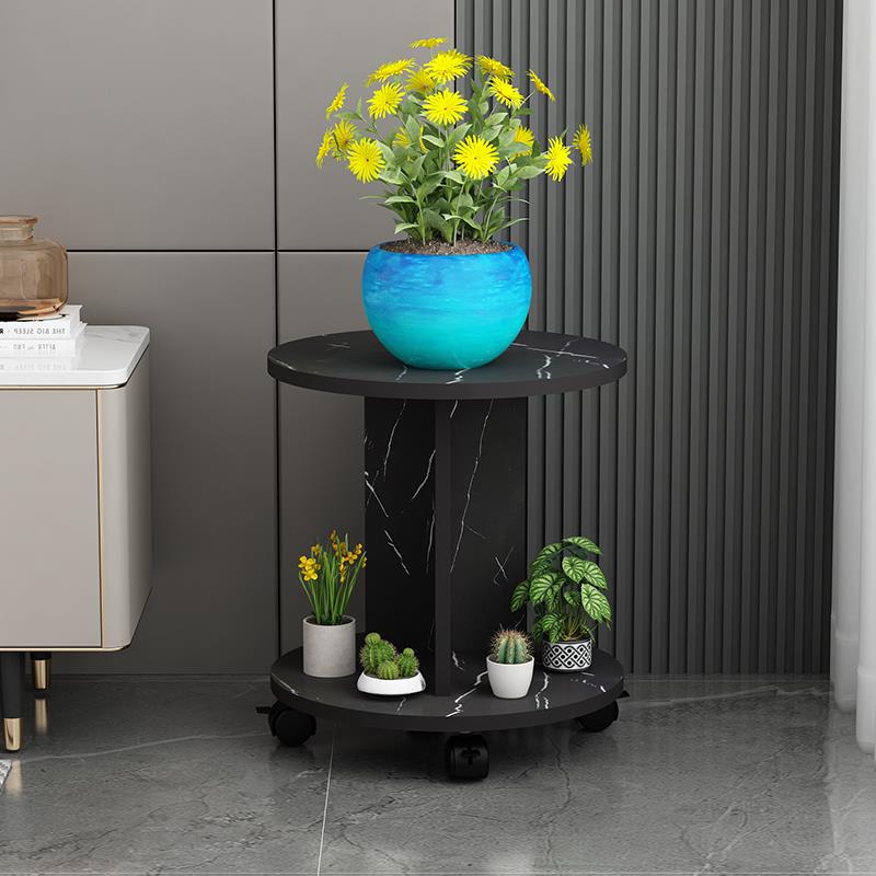 花架子客厅落地式带轮可移动室内简约阳台多肉花架置物架花盆托