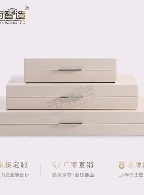 样板房酒店家居软装卧室化妆台样板间装饰摆饰带扣首饰收纳盒