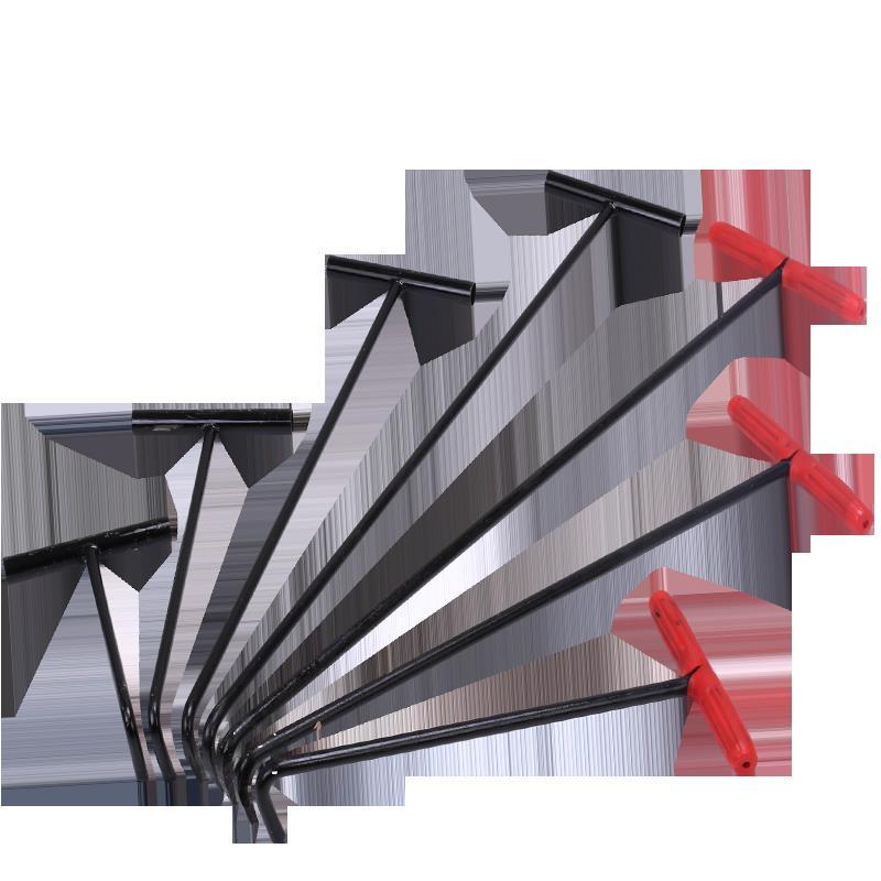 撬棍物业丁字钩窨井盖钩子挂勾通讯勾子拉窗户钩子篦子货钩污水沟