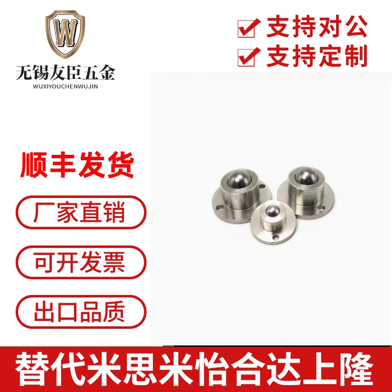 D48万向球不锈钢牛眼滚轮