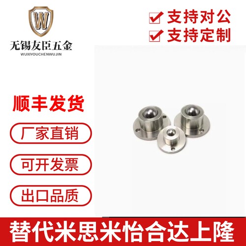 D48万向球不锈钢牛眼滚轮
