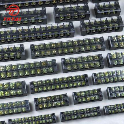 天泰 TB-2503接线端子排2503L接线器600V/25A/3P接线板日式接线排