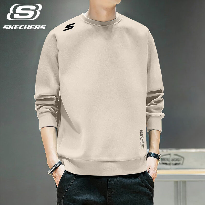 斯凯奇卫衣男款春季新款运动长袖宽松大码套头内搭T恤纯色上衣男,运动服/休闲服装,运动卫衣/套头衫,淘宝优惠券,粉丝福利购,淘宝优惠卷