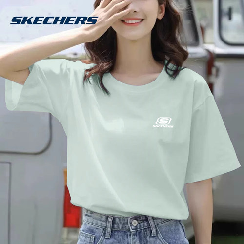 斯凯奇短袖女款2025年新款纯棉T