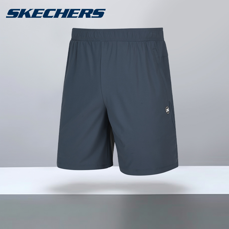 skechers斯凯奇运动短裤男式速干