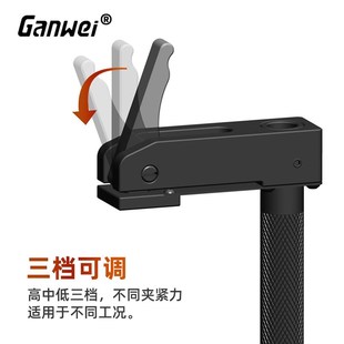 木工桌面压料器快速手动铝合金压板桌面夹木工夹快速HF夹小型F夹