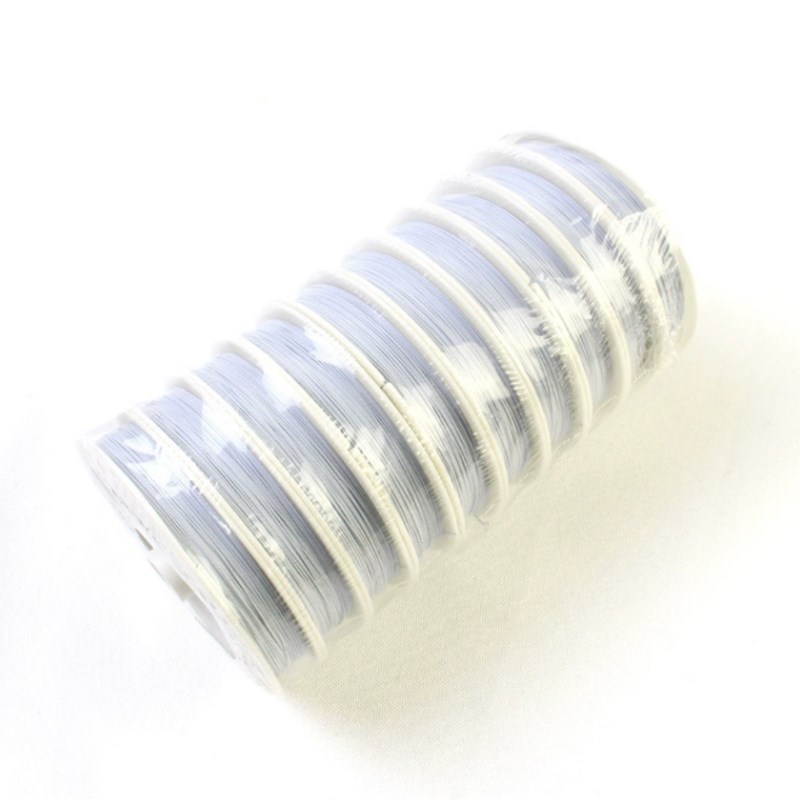 热销钢丝线引针串珠牵引r线绳子自制手机链手链弹力佛珠工具穿珍