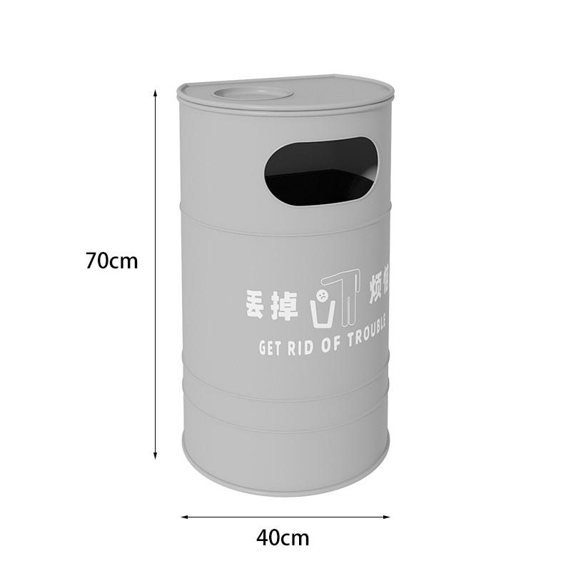 D!D!户外露营地工业风油桶垃圾桶网红创意个性健身房复古大号灭