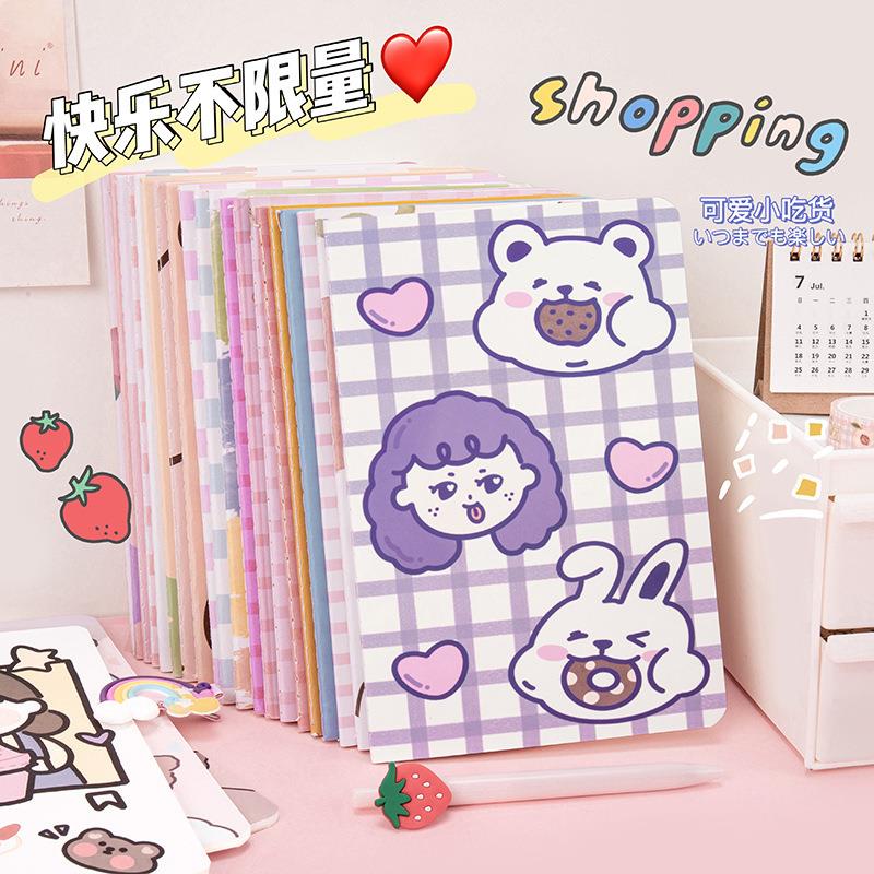 创意A5车线本ins笔记本 可爱学生文具软面抄办公用品记事本子