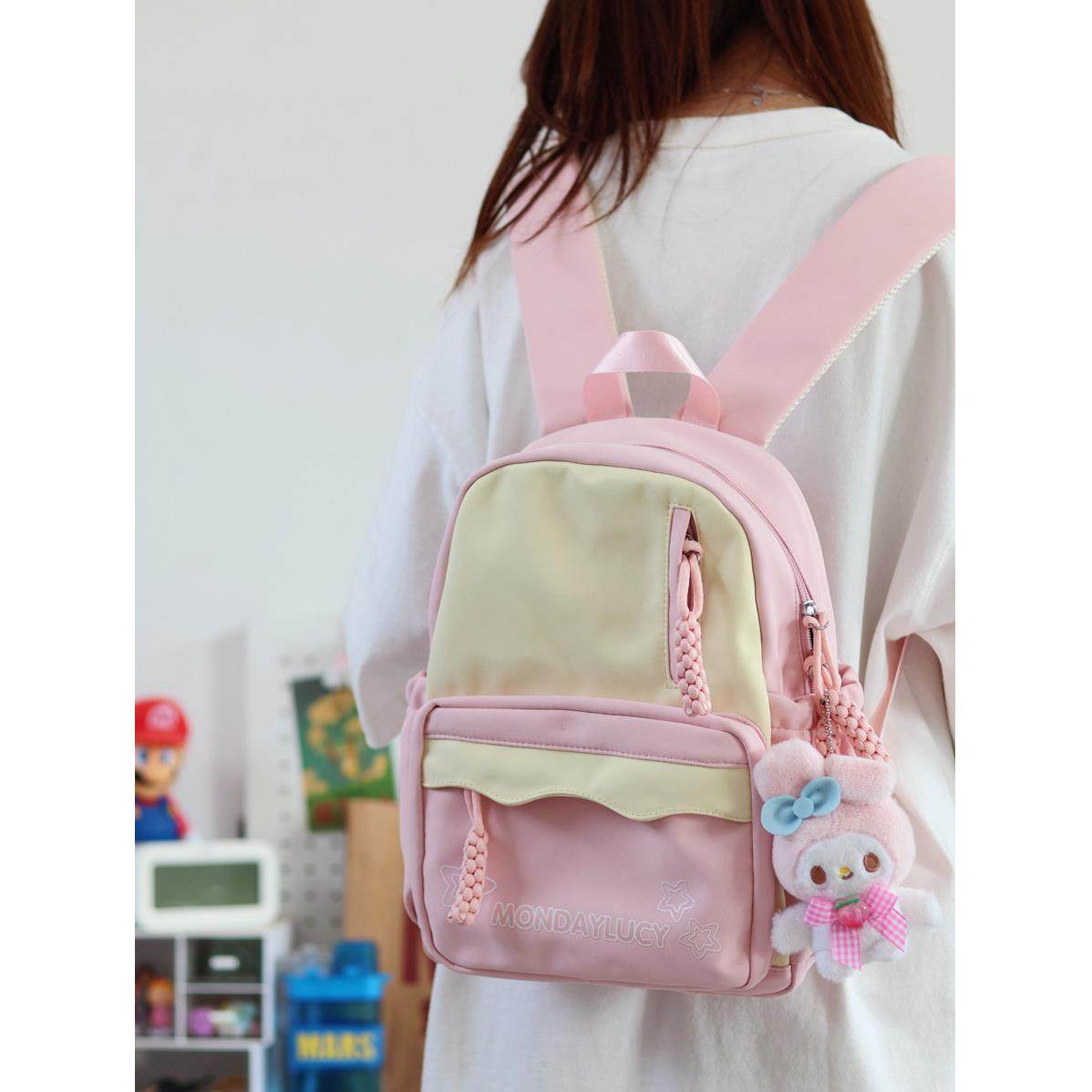 儿童外出小背包女双肩包小号2024新款旅游迷你出游轻便春游小书包,箱包皮具/热销女包/男包,双肩背包,淘宝优惠券,粉丝福利购,淘宝优惠卷