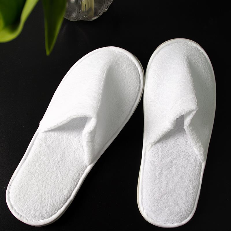 酒店宾馆用品一次性拖鞋 酒店宾馆拉毛绒拖鞋居家一次性拖鞋
