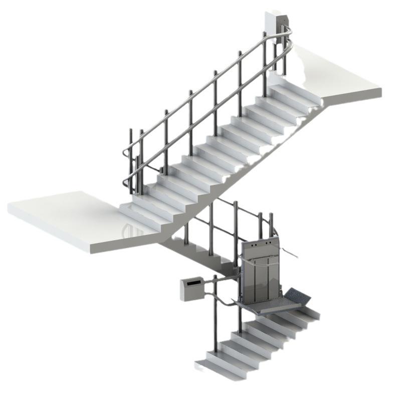 斜挂升降机室外公共楼梯电梯残疾人升降平台无障碍老年人升降台