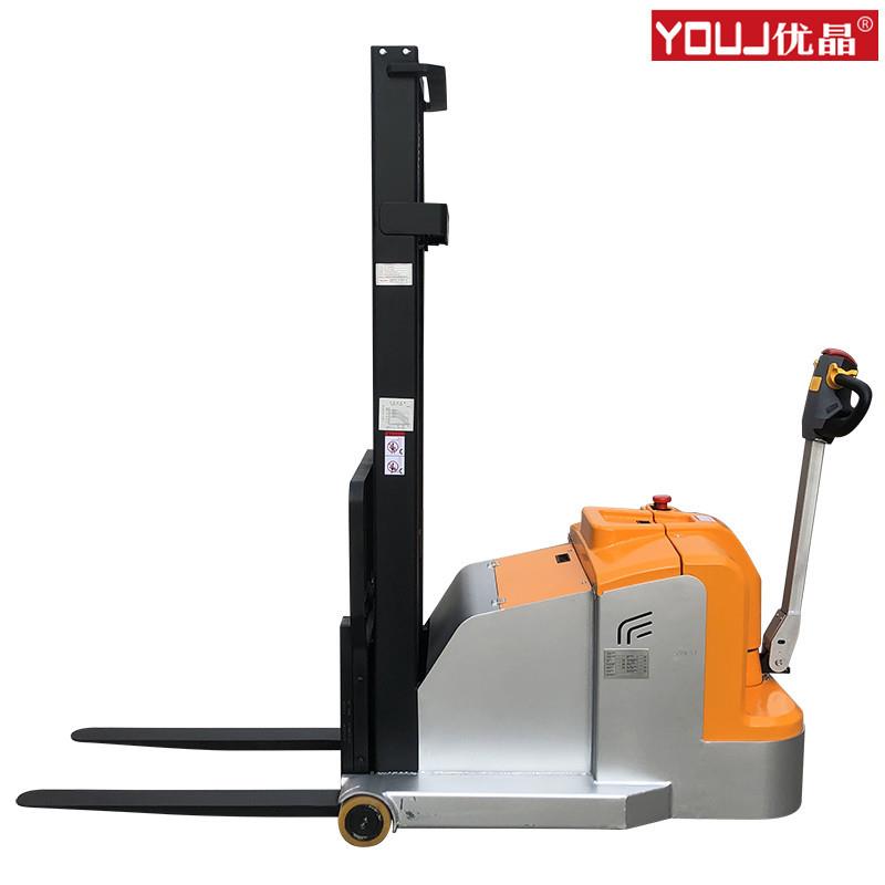 上海0.9吨电动叉车2T小前移电动堆高车无腿电瓶液压升高叉车铲车