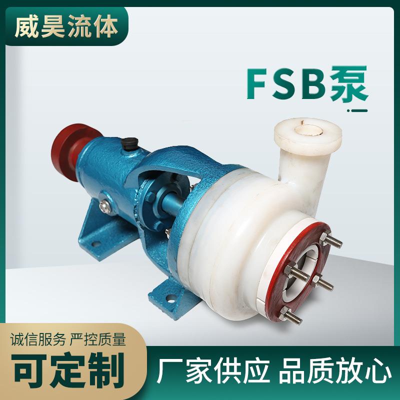 FSB泵氟塑料泵氟合金泵工程塑料高稳定性离心泵
