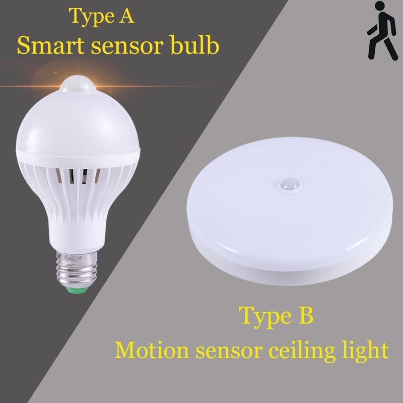 极速LED Lamp with Motion Sensor Light PIR Night Lights E27 B 鲜花速递/花卉仿真/绿植园艺 园艺用品套装 原图主图