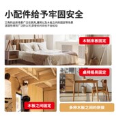 热销加厚三面角码 床加固连接件层 90度直角固定器支架角铁橱柜挂码