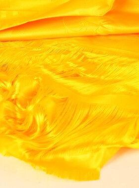 热销新款礼盒哈精品加厚达饰品黄色丝质围巾质感细腻送礼吉祥长6