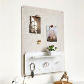 照片墙毛毡板留言板洞洞板软木板相框装 饰墙贴幼儿园置物架相片墙