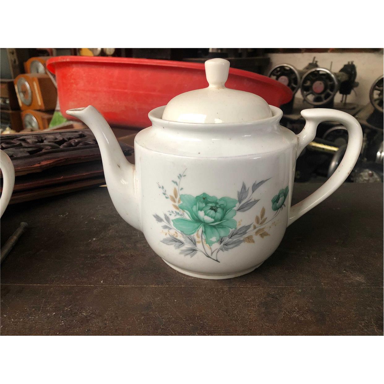 民俗怀旧老茶壶民国老壶农家院复古摆件影视道具手绘收藏