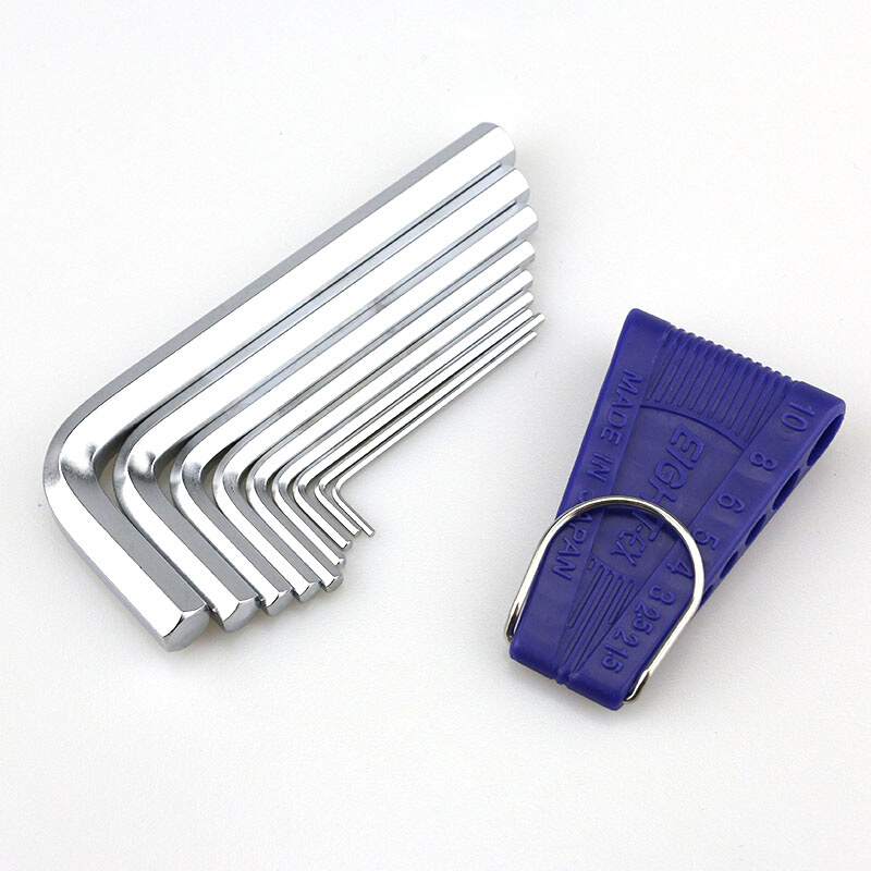 。日本EIGHT百利TS-7 9球头内六角扳手平头RS-7 9套装标准长六角