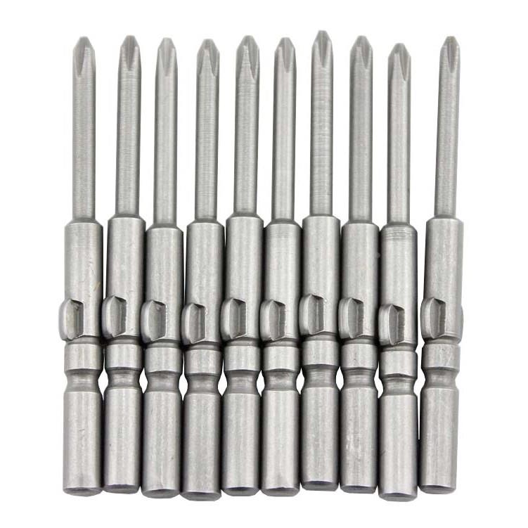 电批头十字S2 合金钢801电动螺丝刀5MM电批咀 风批嘴起子头带强磁