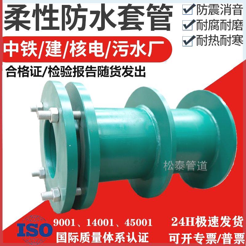 02S404国标柔性防水套管A型B型刚性钢套管DN100 消防水池通风穿墙