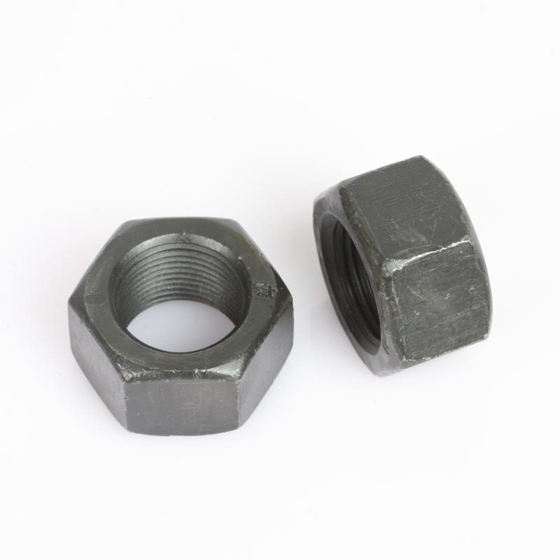 精品碳钢六角螺母螺丝帽8级镀锌/发黑 M18*1.5反牙 M24*2 M30*2