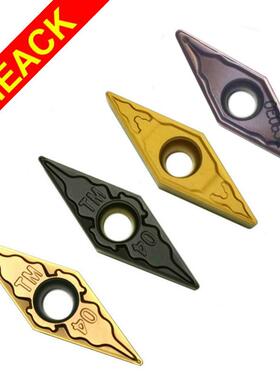 35度菱形超耐磨涂层数控刀片VCMT160404/160408-HMP钢件专用