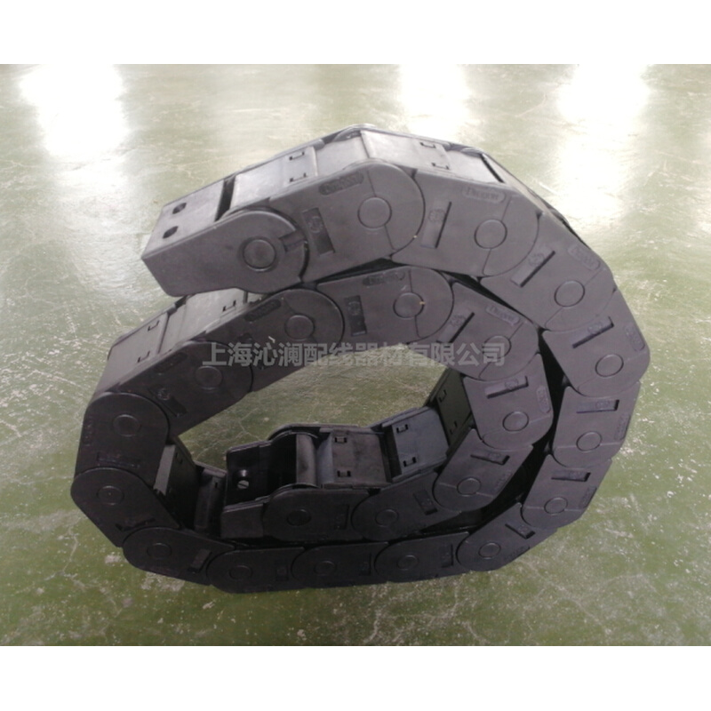 。25*38 Dragon高品质拖链全封闭尼龙坦克链 机床线缆保护塑料链