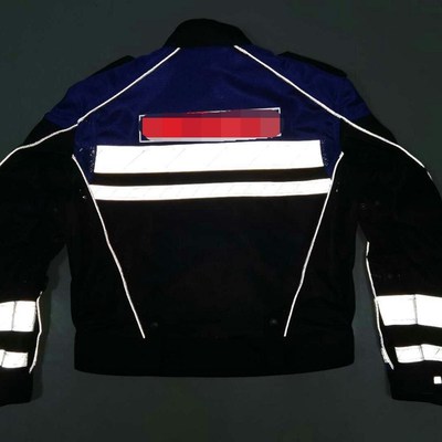 工厂摩托车铁骑机车服防摔蓝色拼装反光救援摩托骑行车透气