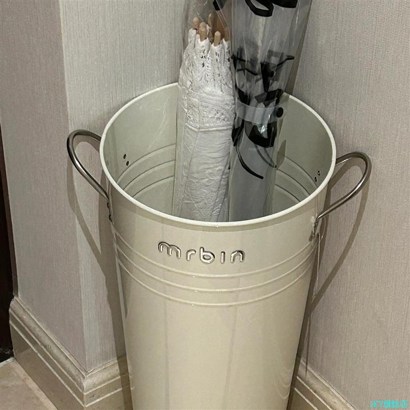 雨伞收纳桶入户门沥水伞架法式高颜值花店花桶酒店民宿收纳储物*