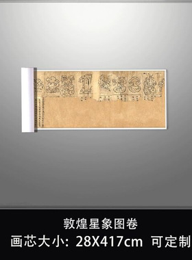 敦煌星象图卷绘制于唐中宗时期复