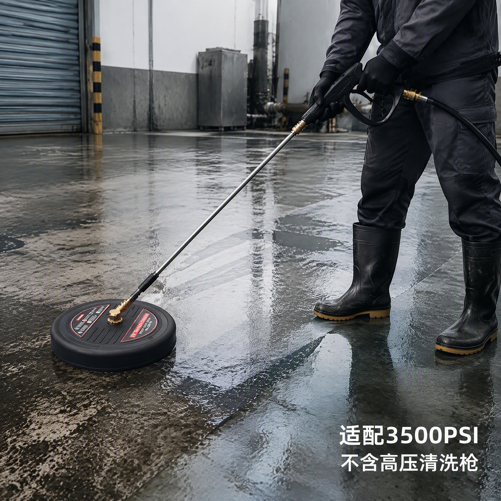 高压洗地盘清洗水枪除青苔