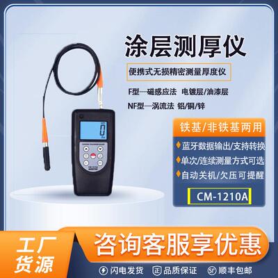 CM1210A涂层测厚仪分体式膜厚仪铁基铝基两用涂层测厚仪