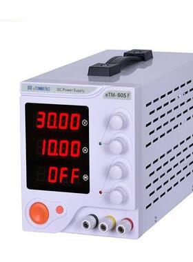 60V5A开关直流稳压电源eTM-605F四位显示0-60V0-5A