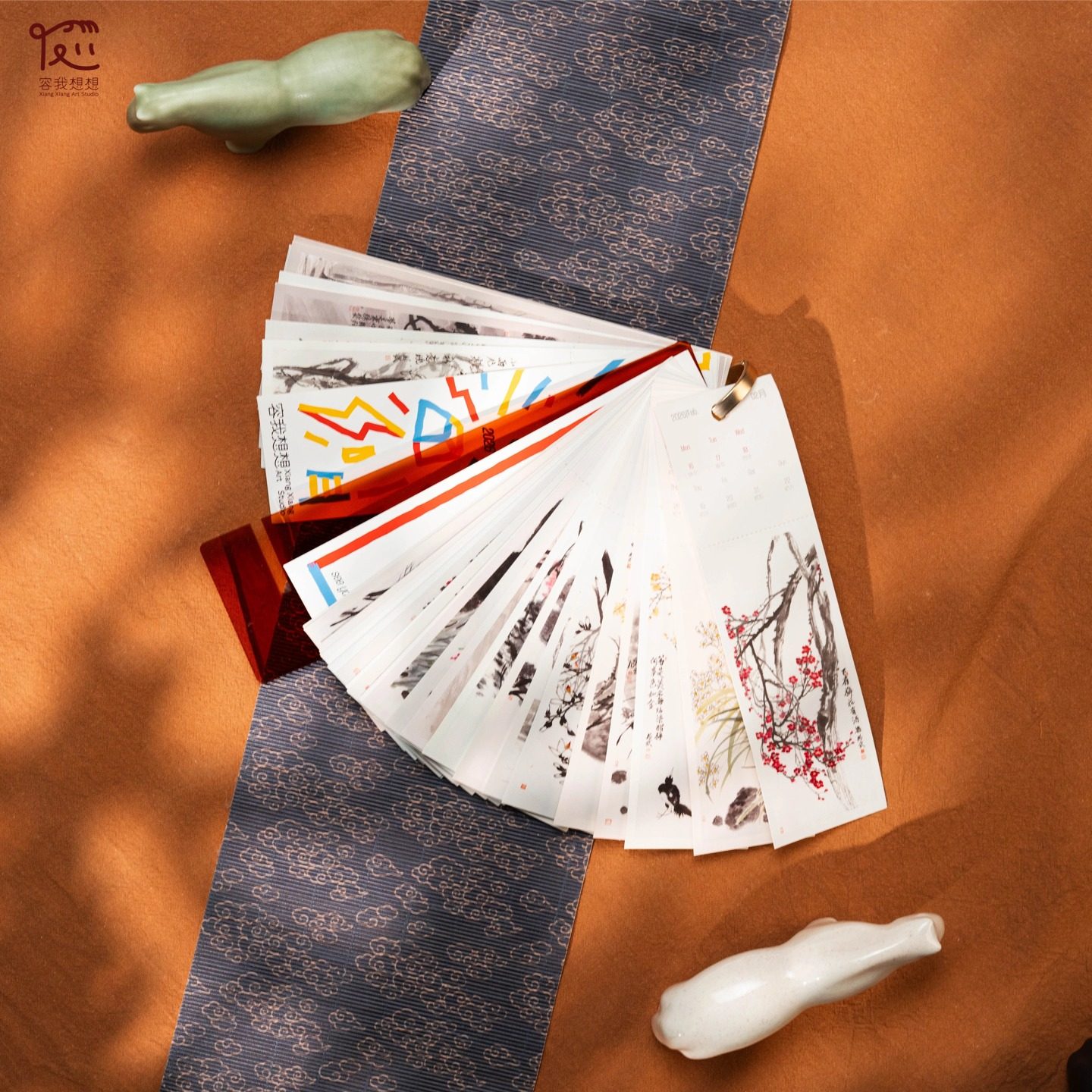 贻武花鸟大写意《四时光景》2026周历书签两用摆件|含亚克力支架,居家日用,台历,淘宝优惠券,粉丝福利购,淘宝优惠卷